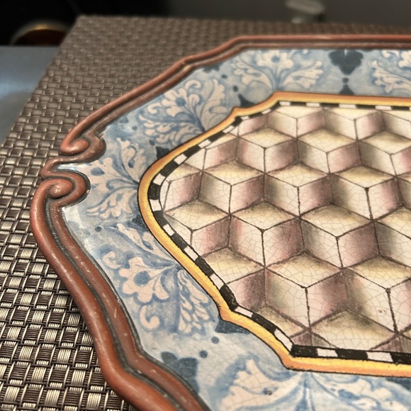 MACKENZIE CHIKD PLATTER. SIGNATURE VITORIA a& RICHARD. LOVELY ♥️♥️♥️ - Picture 4 of 14